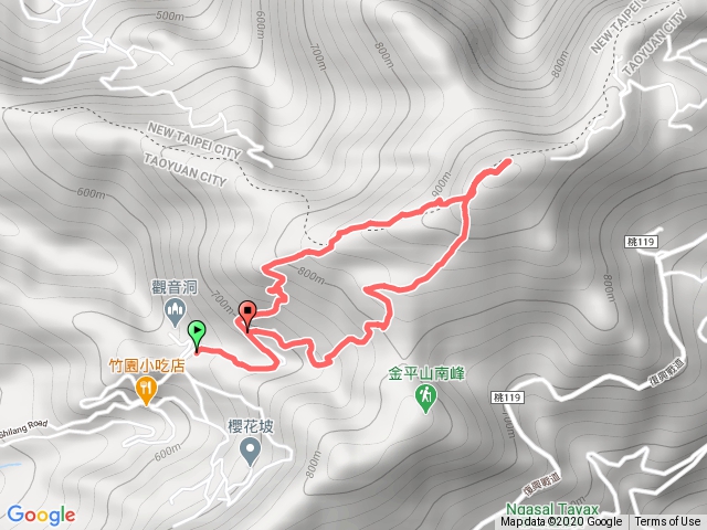 觀音洞金平山P形走