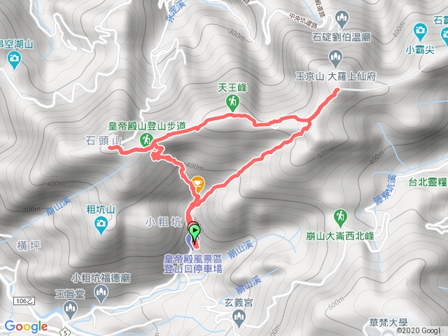 皇帝殿東西峰O形