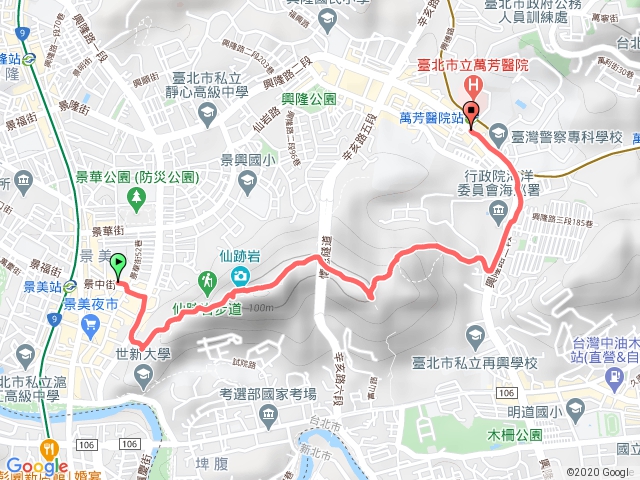 20200823仙跡岩（景美山）健走