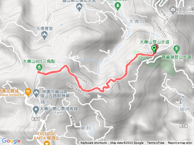 大凍山蹤走