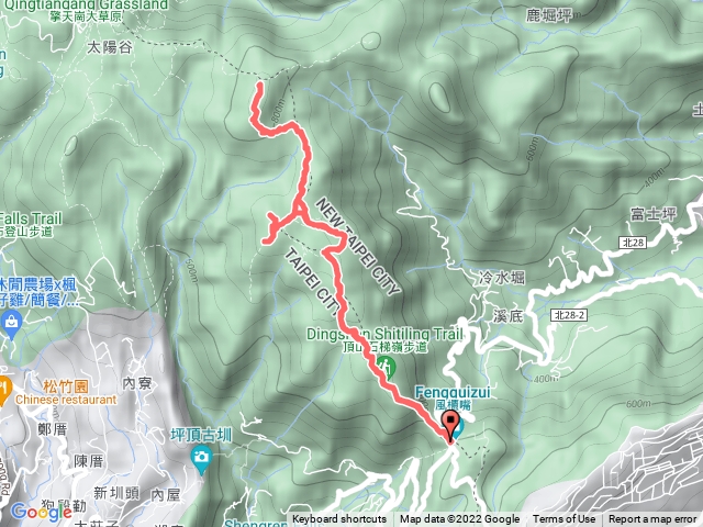 風櫃嘴頂山石梯嶺高頂山北五指山