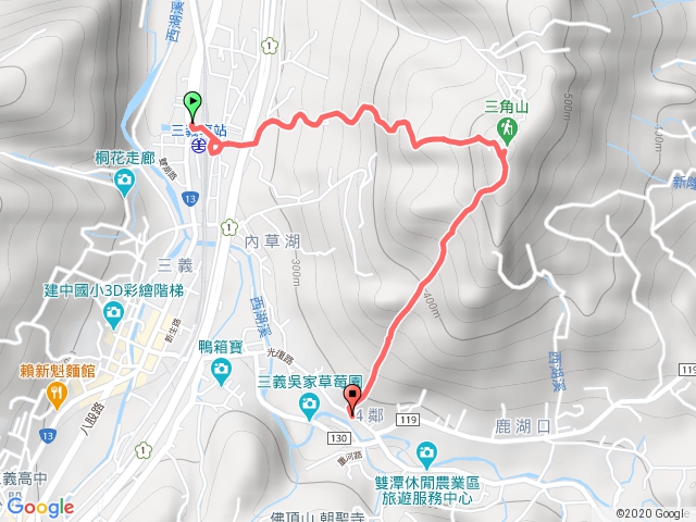 三角山（火車站上~天后宮下）