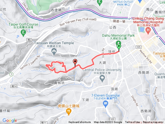 桃園/龜山/陳厝坑山（三等三角點）+ 大坑桐花步道