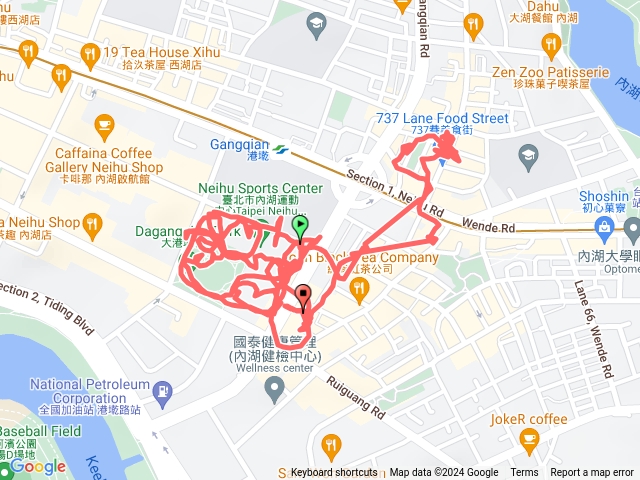 大港墘公園、737巷美食街