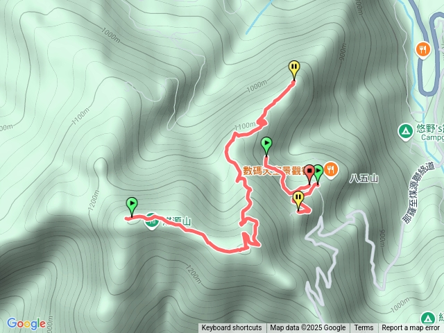 煤源山-上野山縱走