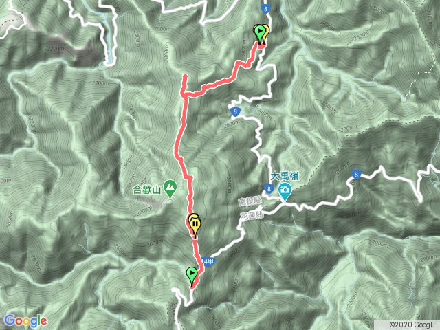 小溪營地、武法奈尾山、天巒池