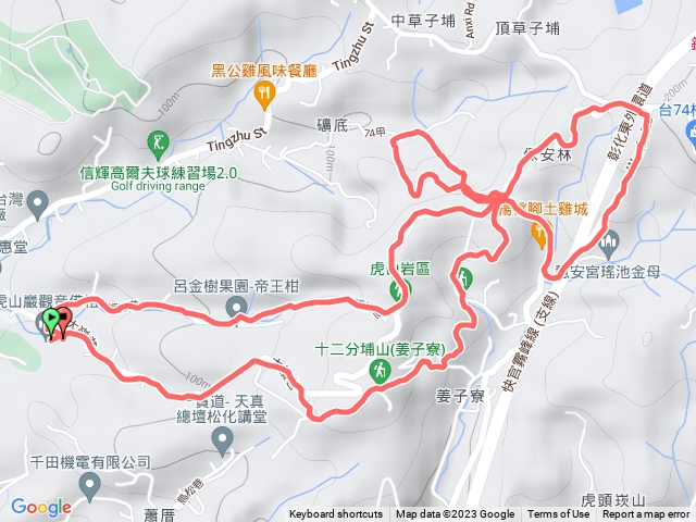 虎山嚴1,2,3號步道+一線天