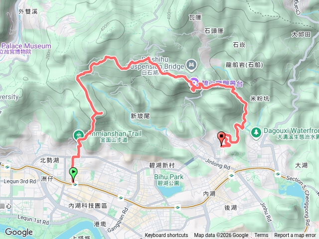金面山圓覺瀑布碧湖步道預覽圖