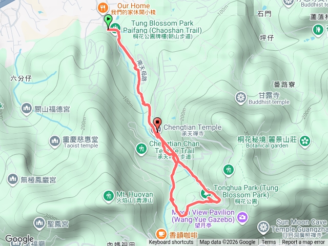 天上山桐花