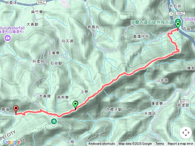筆架連峰（石碇-草湳）