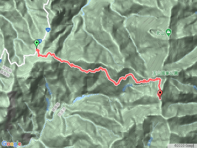 上東埔停車場~ 圓峰山屋