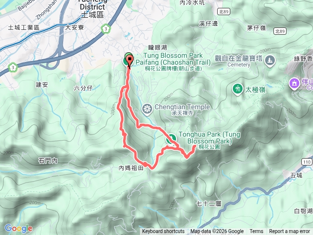 土城天上山火焰山預覽圖