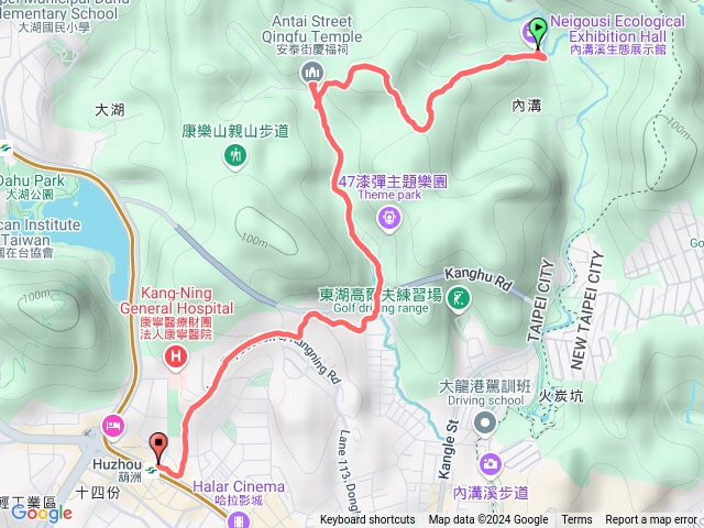 內溝溪➡️明舉山➡️葫洲捷運站