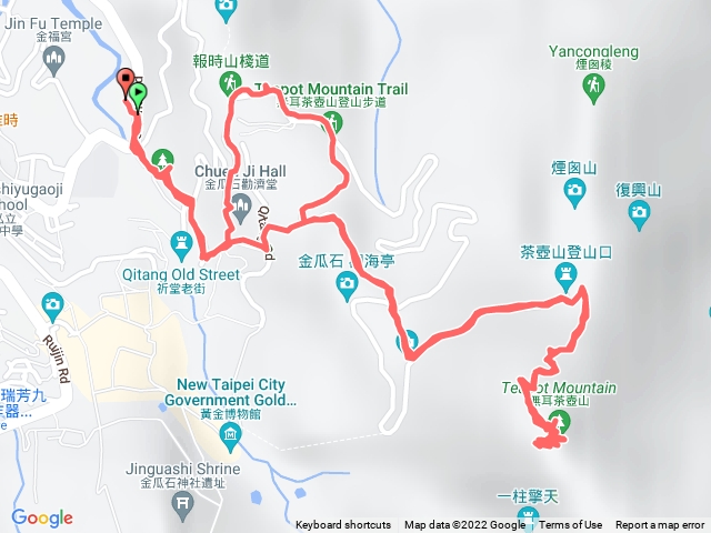 金水公路停車場至茶壺山頂