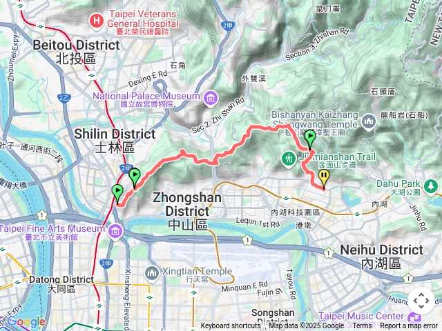劍潭山內湖環山路