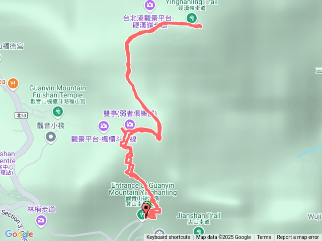 觀音山硬漢嶺登山步道預覽圖