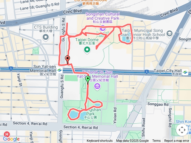 2025-05-20 國父紀念館連走松山文創園區─翠湖→映池→國父紀念館→大巨蛋→松山文創園區→生態景觀池→松菸伙新仁農園→巴洛克花園預覽圖