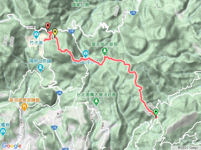 陽明山東西大縱走（陽明山東西段）