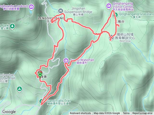 絹絲瀑布擎天崗O繞