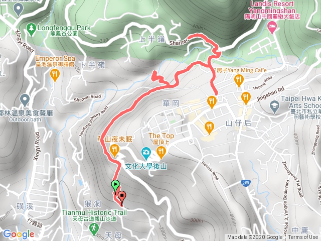 天母水管路（中山北路七段190巷>文化>瀑布）