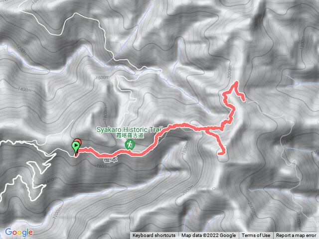 霞客羅大山石鹿步道口