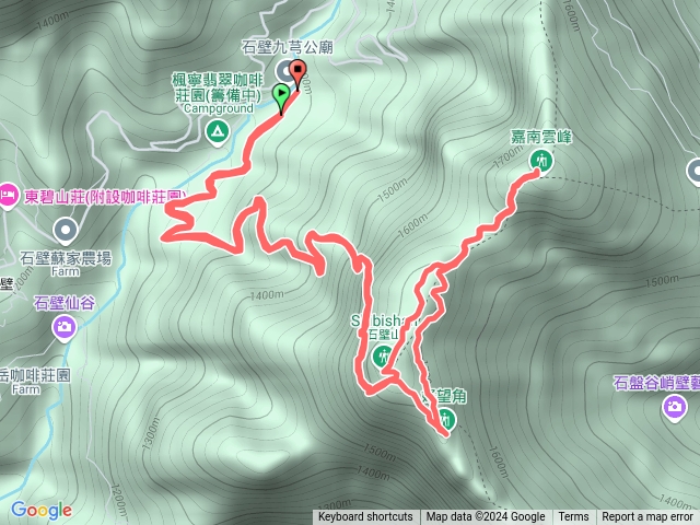 20241120~小百岳集起來嘉南雲峰、石壁山登山步道預覽圖