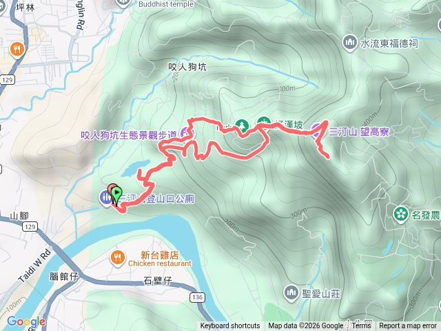 咬人狗坑登山步道到三汀山到埤頭山預覽圖