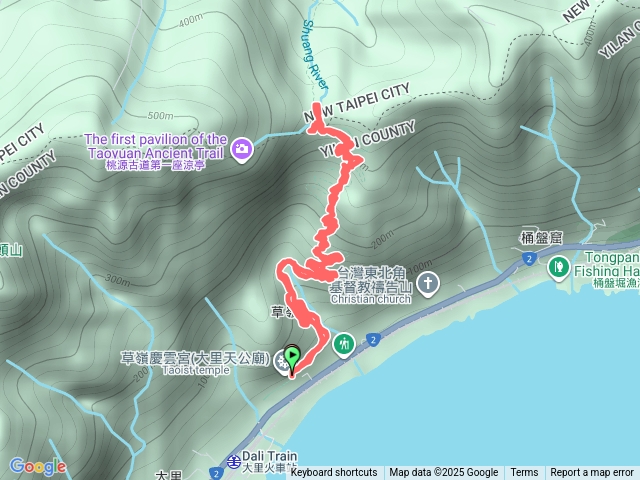 草嶺古道大里端