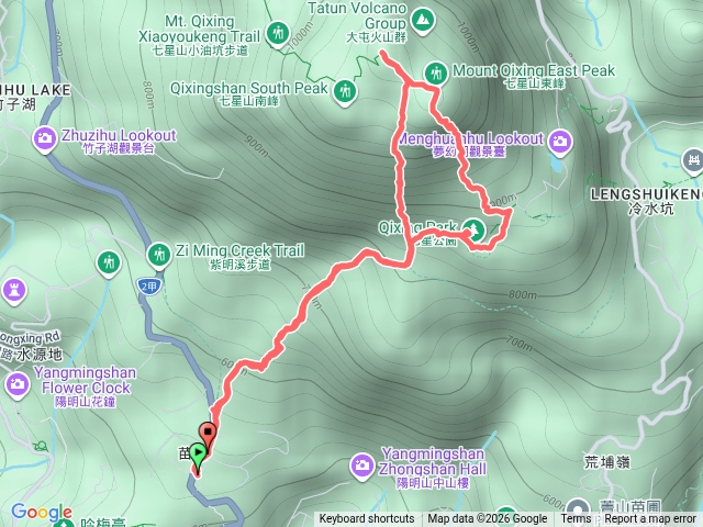 陽明山苗圃登山步道