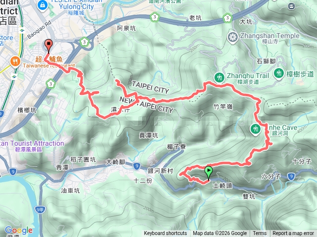 崎頭崙山.員潭子坑-山六分山.待老坑山新高麗坑山.高麗坑山.高麗坑山西北峰