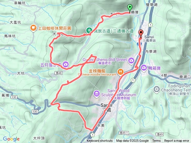 大坑尾山、慈濟山、三義山