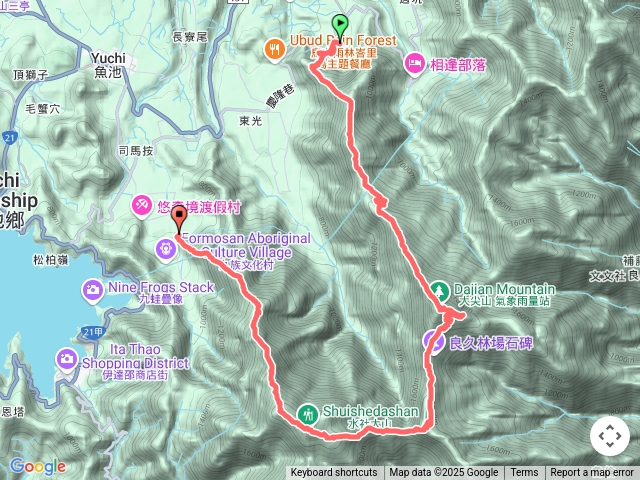 水社大山- 健行筆記