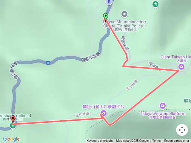 塔塔加三聯峰未完成