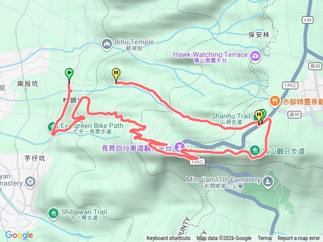 山湖步道