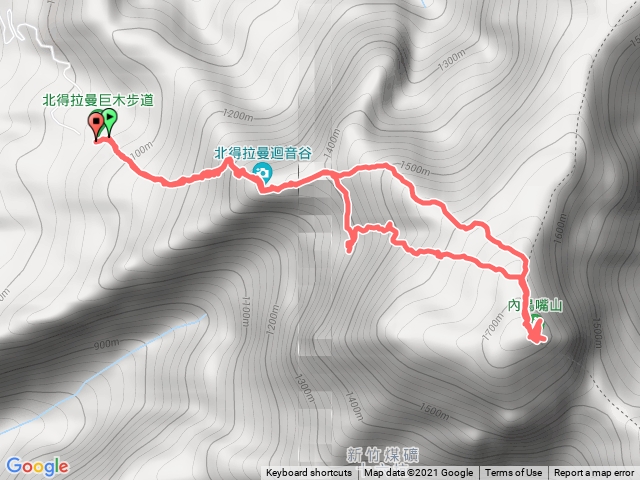 北德拉曼步道+內鳥嘴山