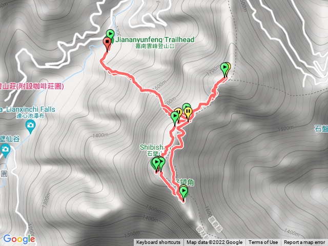 石壁山插旗嘉南雲峰