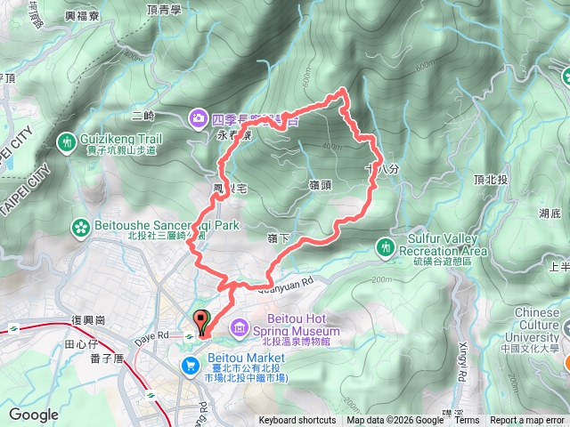 白宮山莊步道-永春寮步道-中正山步道-法雨寺步道-郵政訓練所步道預覽圖