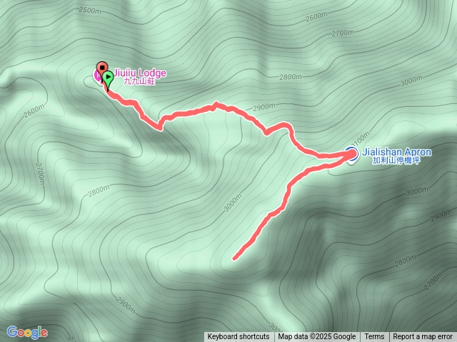 九九山莊到加利山