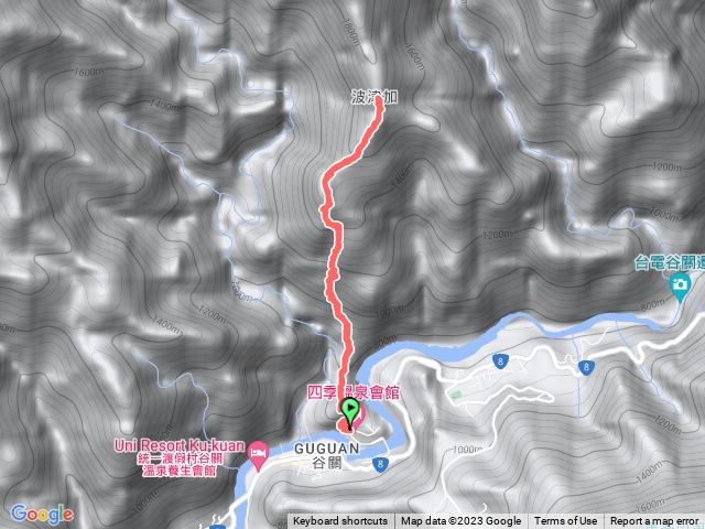 谷關七雄No4-波津加山