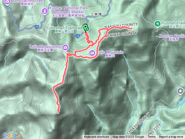 鹿林山，真鹿林山、石水山、鹿林前峰預覽圖