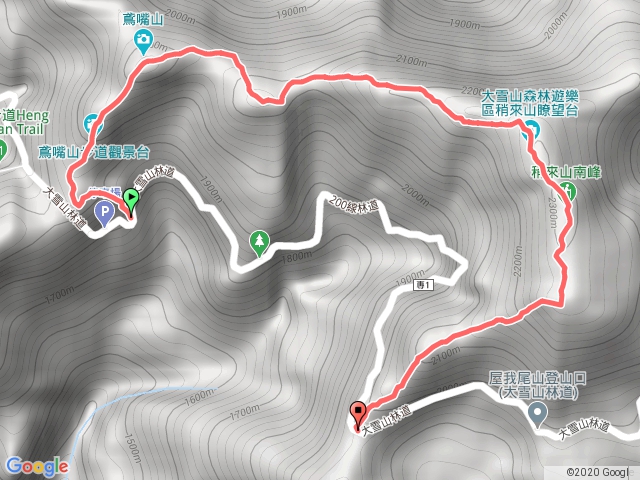20180520鳶嘴山、稍來山、稍來南峰縱走