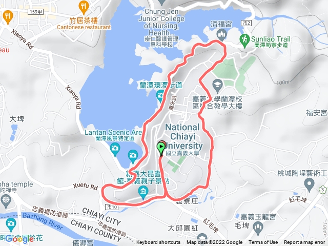 嘉義蘭潭夜跑