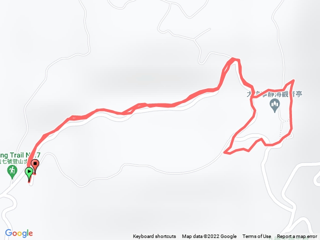 台中大坑大山母山（六號步道旁產業道路原路往返）