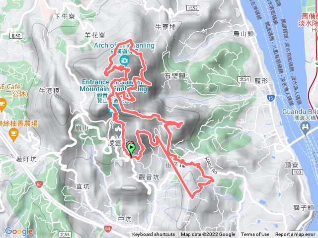 觀音山練腿力