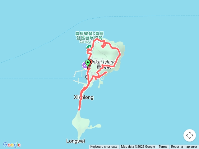 員貝嶼環島（標示路點）