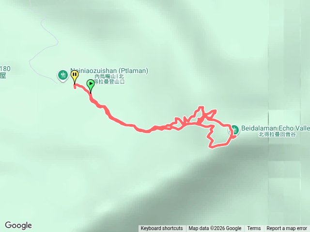 北得拉曼登山口-回音谷