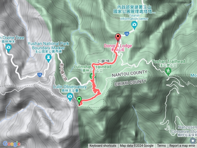 鹿林山登山口到東埔山莊預覽圖