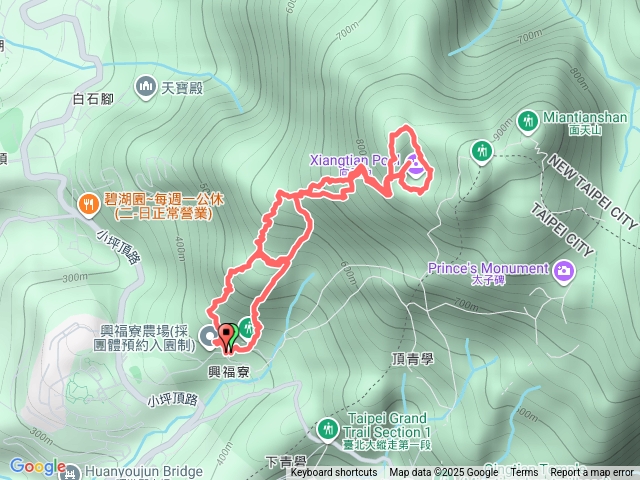 興福寮-面天大橫斷-糞箕湖東陵線-向天池山-向天池-尋找向天蝦-巴拉卡舊水管路八字預覽圖