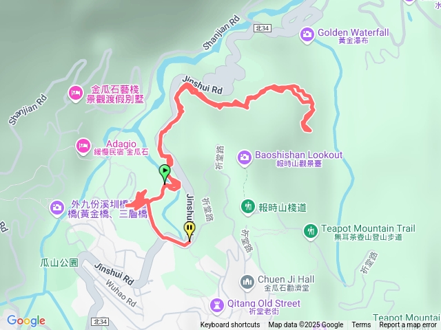 金瓜石金福宮--六斜道外水圳路預覽圖