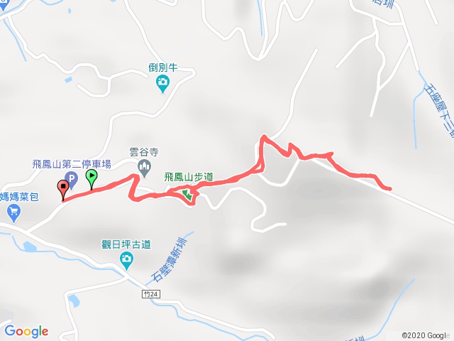 飛鳳山直攻三角點